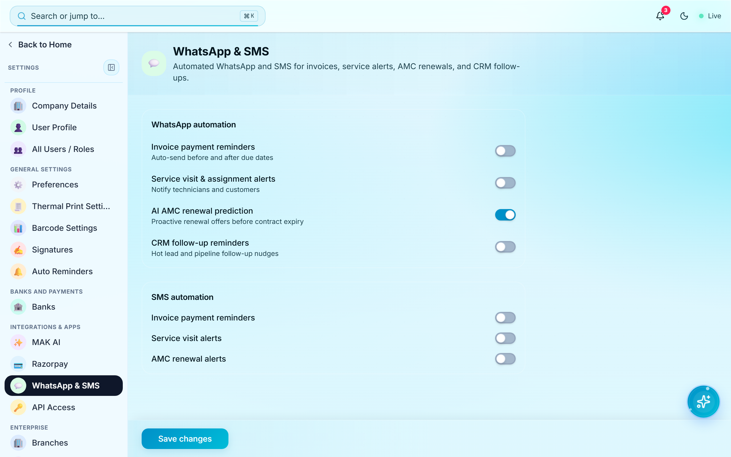 WhatsApp business automation preview
